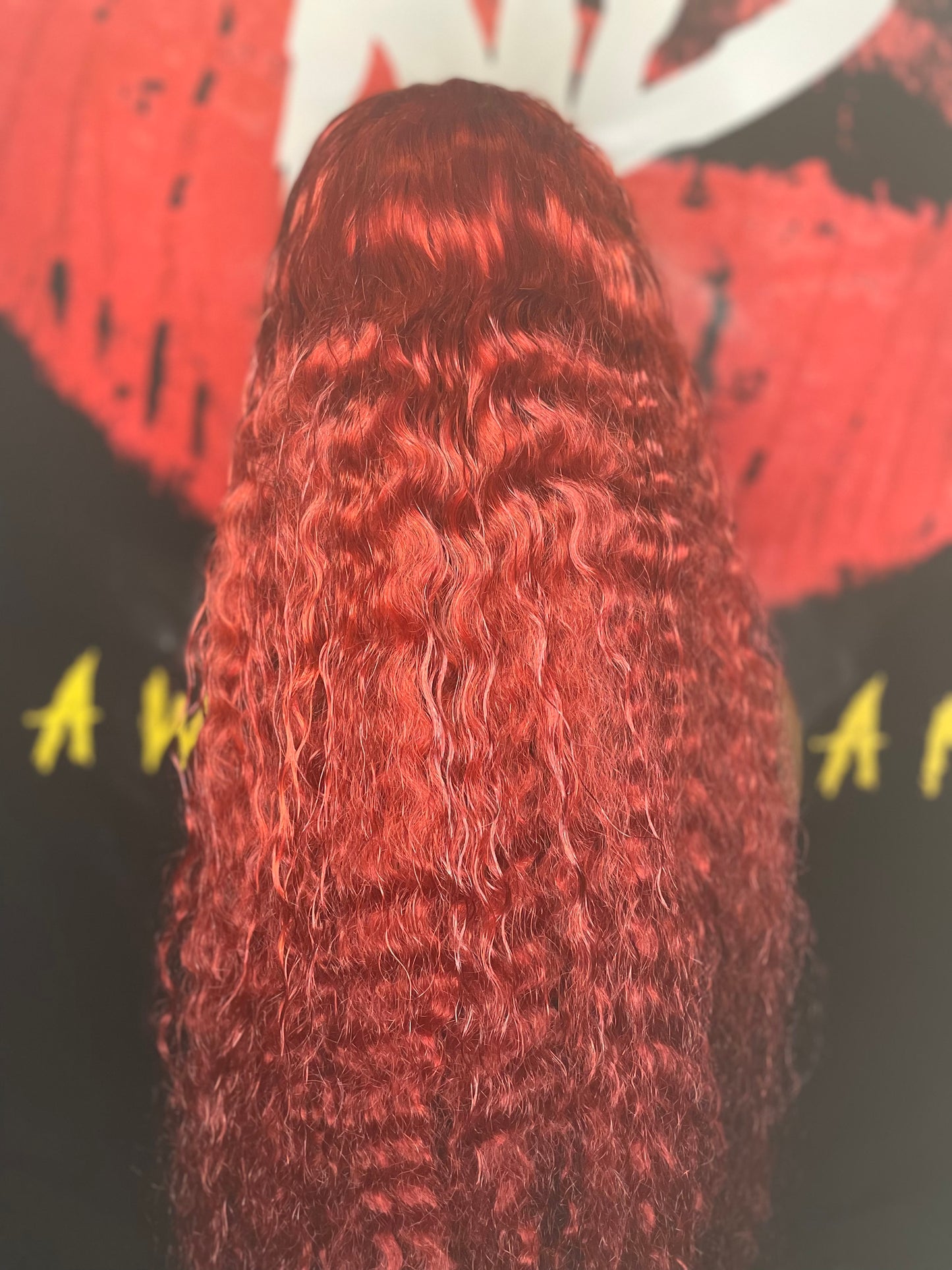 Cherry 28" Deep Wave 13x4 Frontal Lace Wig