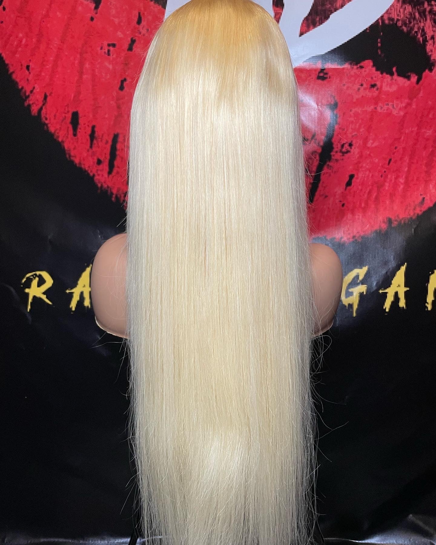 26" Blonde Straight 13x4 Frontal Lace Wig