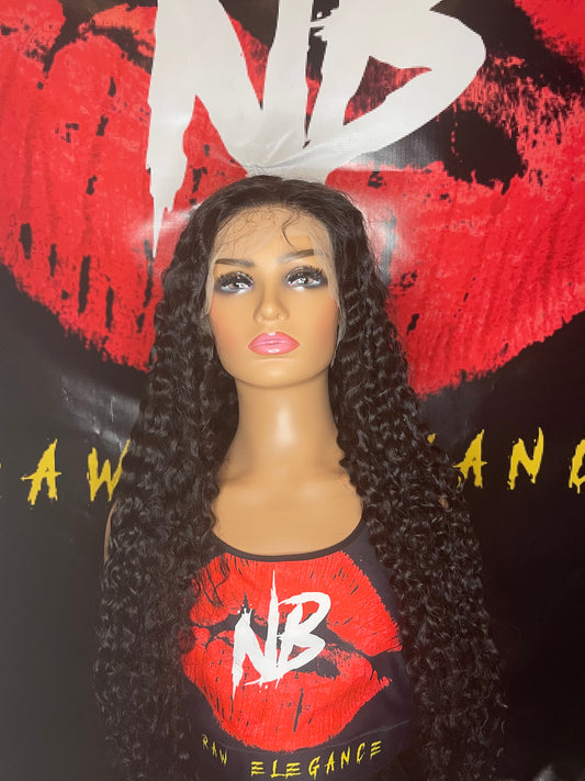 32" Water Wave 13x4 Frontal Lace Wig