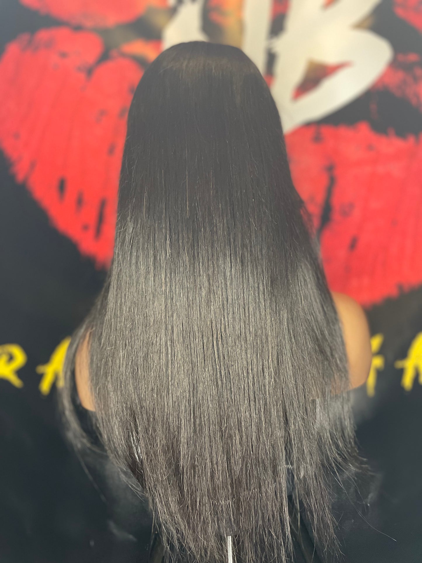 Natural Color 16" Straight 13x4 Frontal Lace Wig