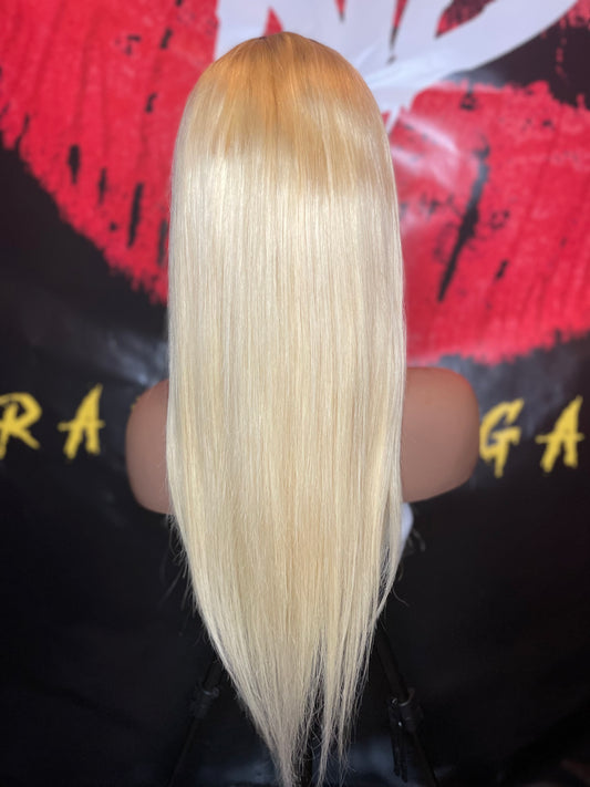 #4/#613 20" Straight 13x4 Frontal Lace Wig